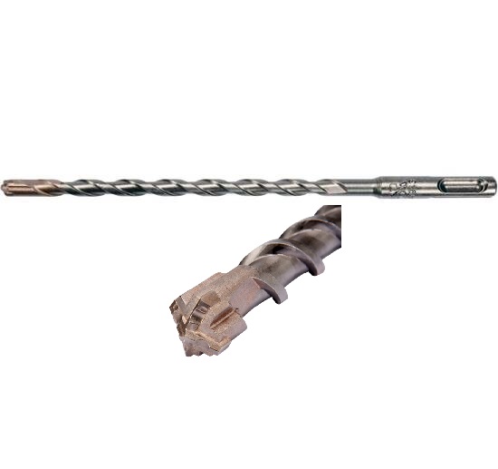 Свердло по залізобетону YATO : SDS+ Premium, "Х"-тип, Ø= 9 х 210 мм, 4 різальні пруги / Код товару: YT-41944